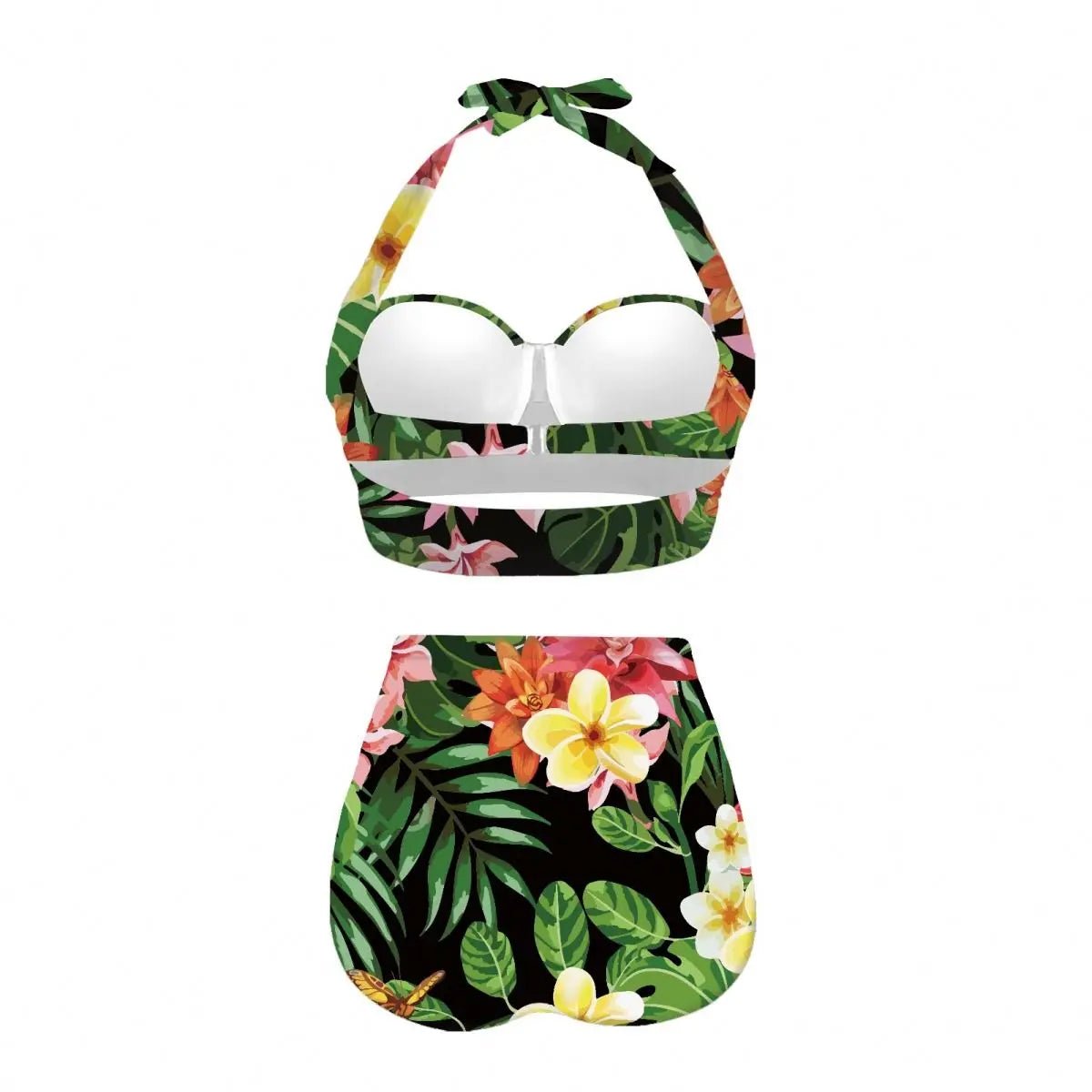 2023 Best Sell Ethnic Style Sexy Girls Swimwear Wholesale Polynesian Swimsuit Women Oversized Premium Frangipani Custom Bikinis - Nouti.market