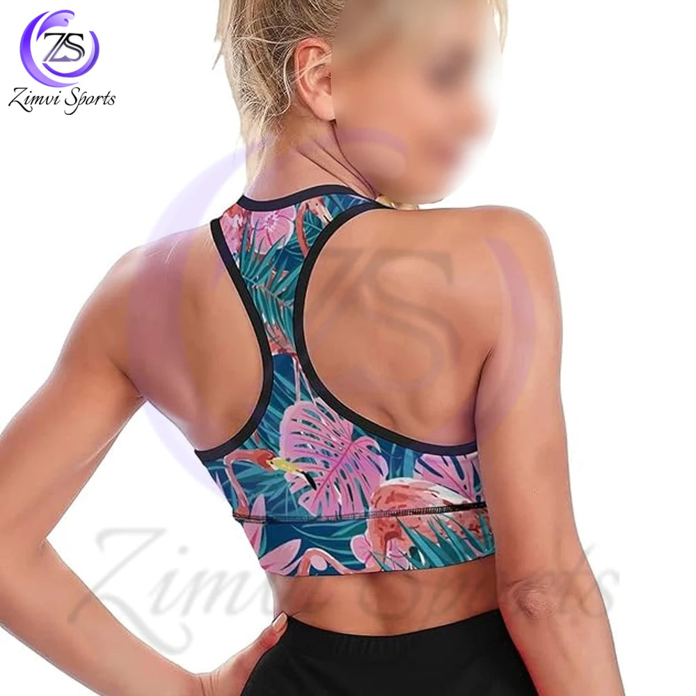 OEM ODM Service Latest Style New Arrival Bra For Women High Support Padded Workout Crop Top Yoga Bra Gym Fitness Wear