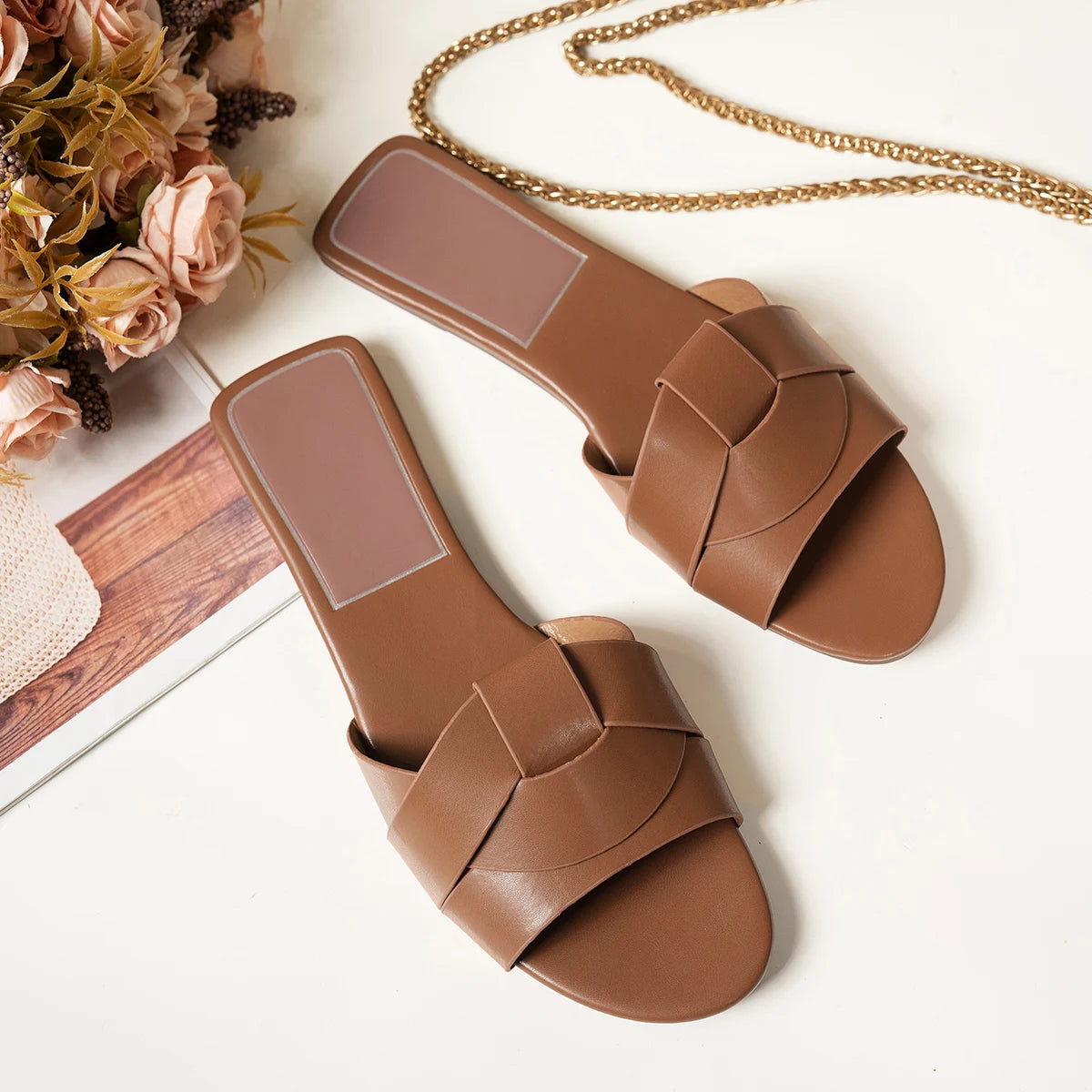 babouche confortable femme