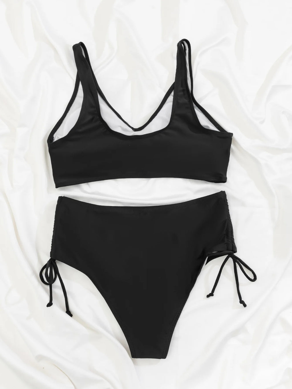Sexy High Waist Bikini Set 2025 New Push Up Bandage Swimwear Women Print Floral Two Pieces Swimsuit Beach Wear Strappy biquini