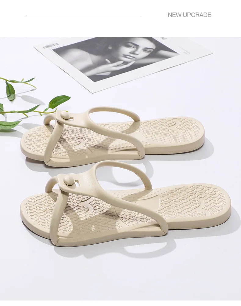 Babouches maison et de plage confortable
