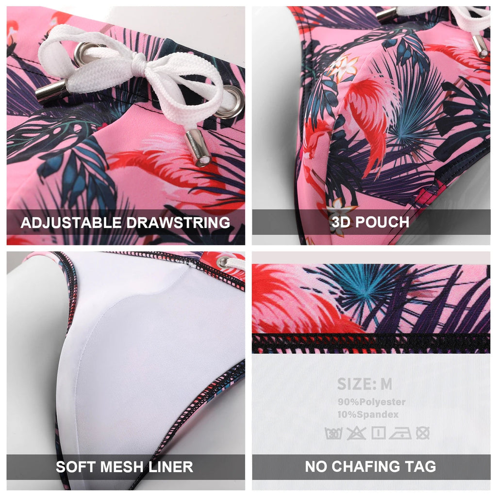 AK No Chafing Tag Men's Polyester Underwear 3D Pouch Mens Swimwear Brief Printed Pattern Brief for Men - Nouti.market