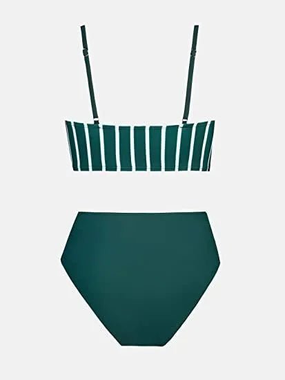 Circyy Sexy Bikini Set Women Halter Low Cut Backless Bathing Suit Holiday High Waiste Thongs Summer 2026 New Chic Split Swimsuit - Nouti.market