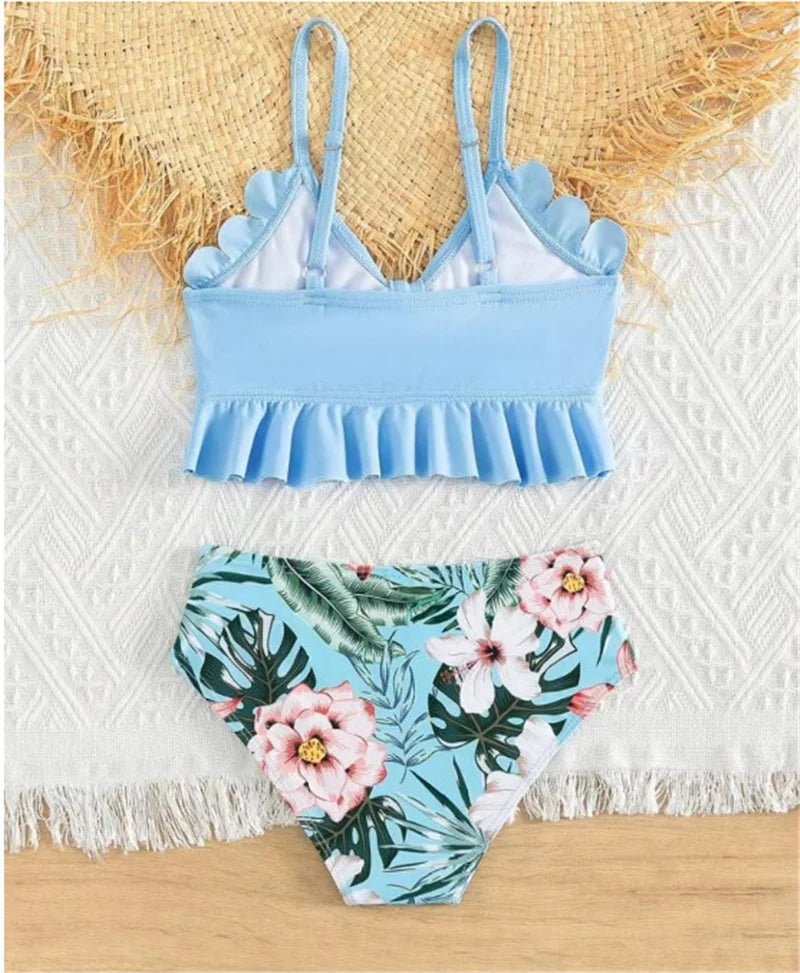 Family Matching Swimwear Sets Mother Daughter Father Son Swimwear Trunks Mom Girls Bikini Swimsuit Dad Boys Beach Family Clothes - Nouti.market