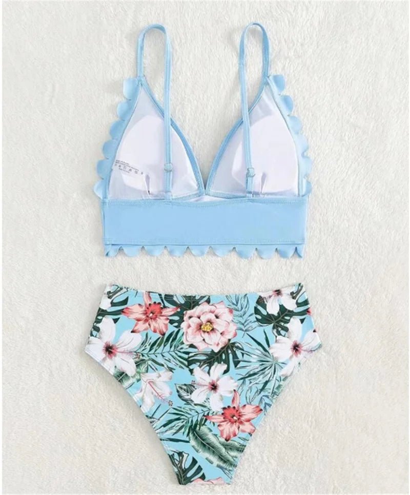 Family Matching Swimwear Sets Mother Daughter Father Son Swimwear Trunks Mom Girls Bikini Swimsuit Dad Boys Beach Family Clothes - Nouti.market
