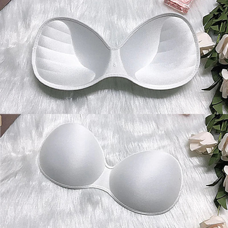 Hemming Push Up Swimsuit Pad Insert Chest Padded Bikini Padded Bra Sponge Padded Body - fitted Colorful Soft Comfort Bra Pad - Nouti.market