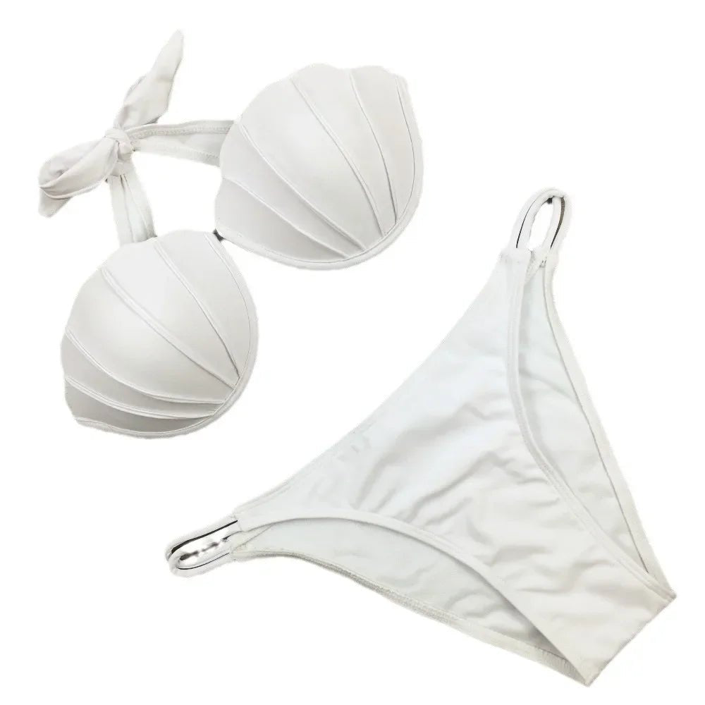 New Arrival Gradient Shell Bikini Swimsuit 4 Styles Mermaid Swimwear Special Offer Women's Fashionable Beachwear from China - Nouti.market