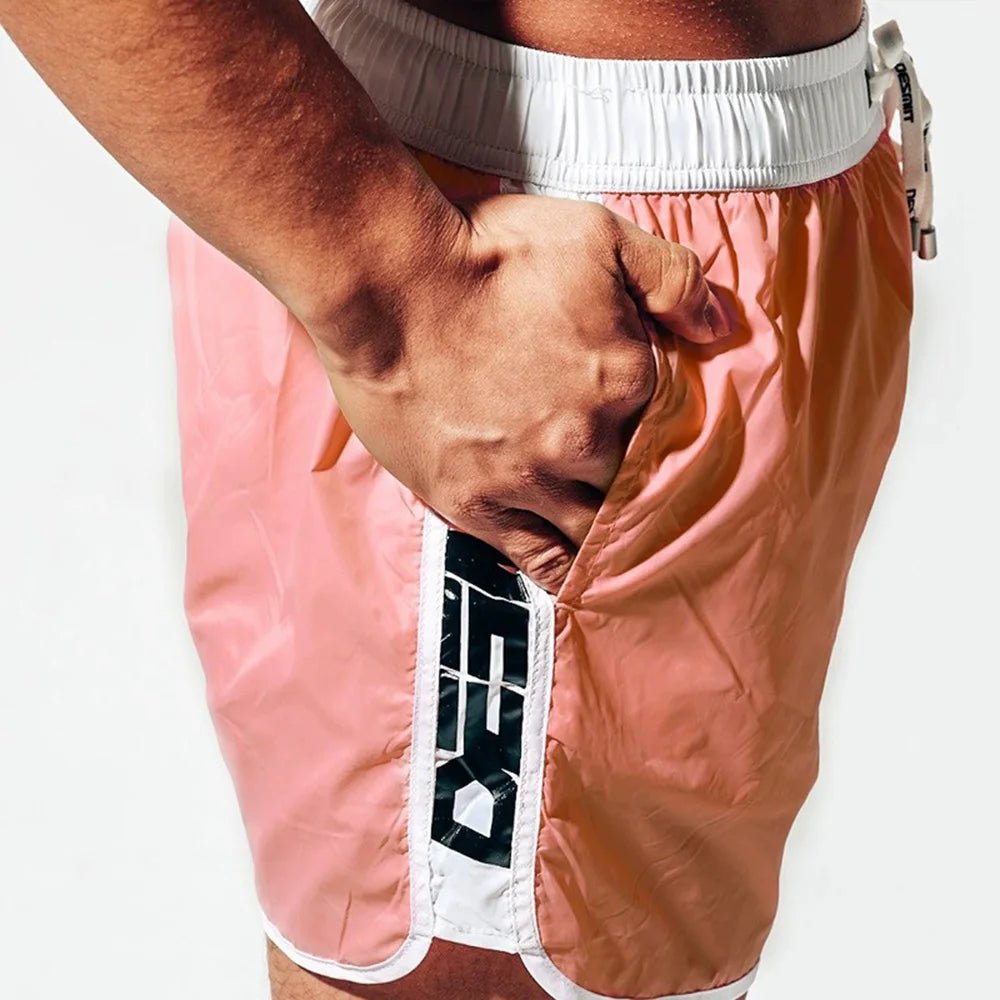 New Men's Swimsuit Shorts Beach Swimming Trunks Casual Fashion Loose Quick - Drying Surfing Running Seaside Gym Men's Bottoms - Nouti.market