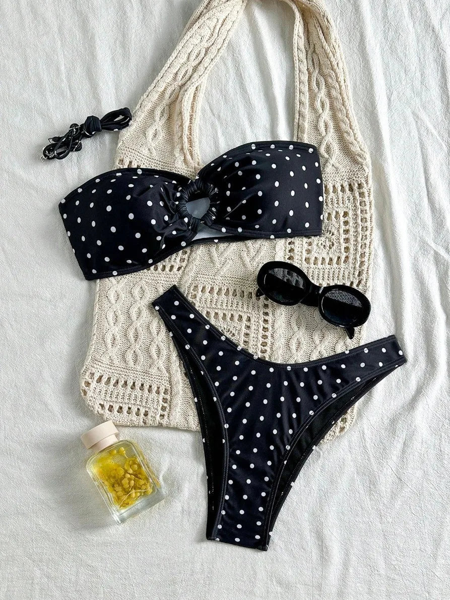 New Sexy Dot Bikinis 2026 Women's Swimwear Female Swimsuit For Swim Wear Bathing Suit Brazilian Bikini Set Beachwear Pool Bather - Nouti.market