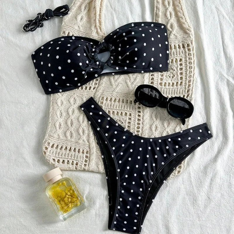 New Sexy Dot Bikinis 2026 Women's Swimwear Female Swimsuit For Swim Wear Bathing Suit Brazilian Bikini Set Beachwear Pool Bather - Nouti.market