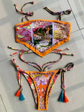 Printed Crop Top Bikini 2025 Women Bikinis Brazilian Swimwear Female Swimsuit Two - pieces Bikini Set High Cut Bathing Suit Swim - Nouti.market