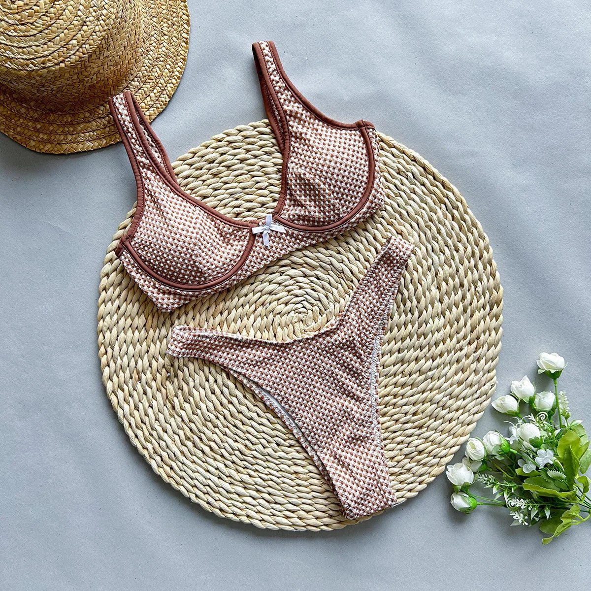 Push Up Sexy Micro Bikini 2025 Women Swimsuit Print Swimwear Thong Bikinis Set Brazilian Beach Wear Bathing Suit Biquini Female - Nouti.market