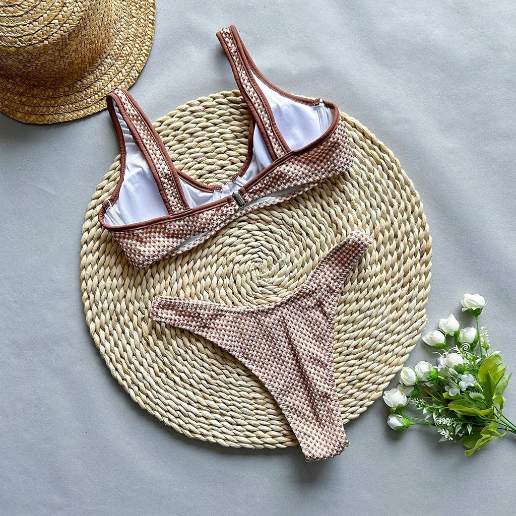 Push Up Sexy Micro Bikini 2025 Women Swimsuit Print Swimwear Thong Bikinis Set Brazilian Beach Wear Bathing Suit Biquini Female - Nouti.market
