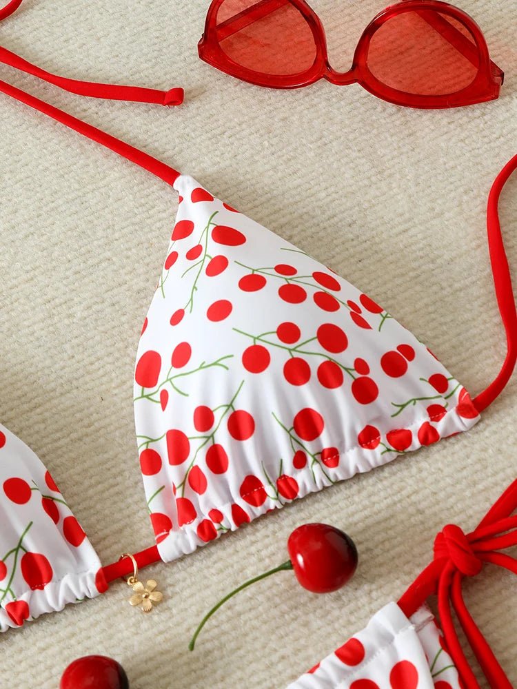 Sexy Micro Bikini Women Swimsuit 2025 Two - piece Thong Bikinis Sets Lace Up Beach Wear Female Swimwear for Woman Bathing Suits - Nouti.market
