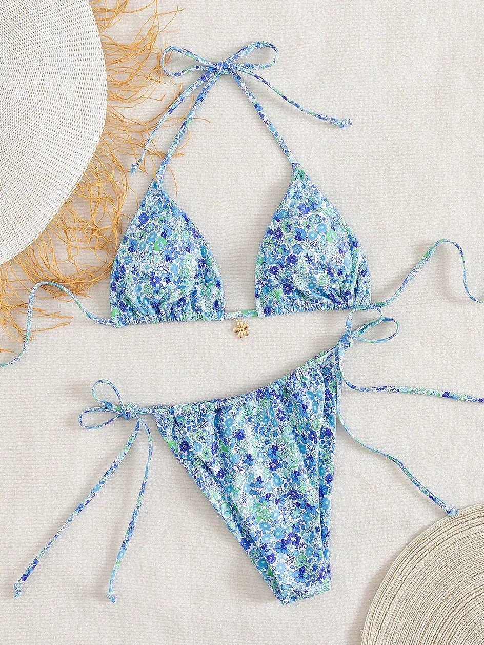 Sexy Micro Bikini Women Swimsuit 2025 Two - piece Thong Bikinis Sets Lace Up Beach Wear Female Swimwear for Woman Bathing Suits - Nouti.market