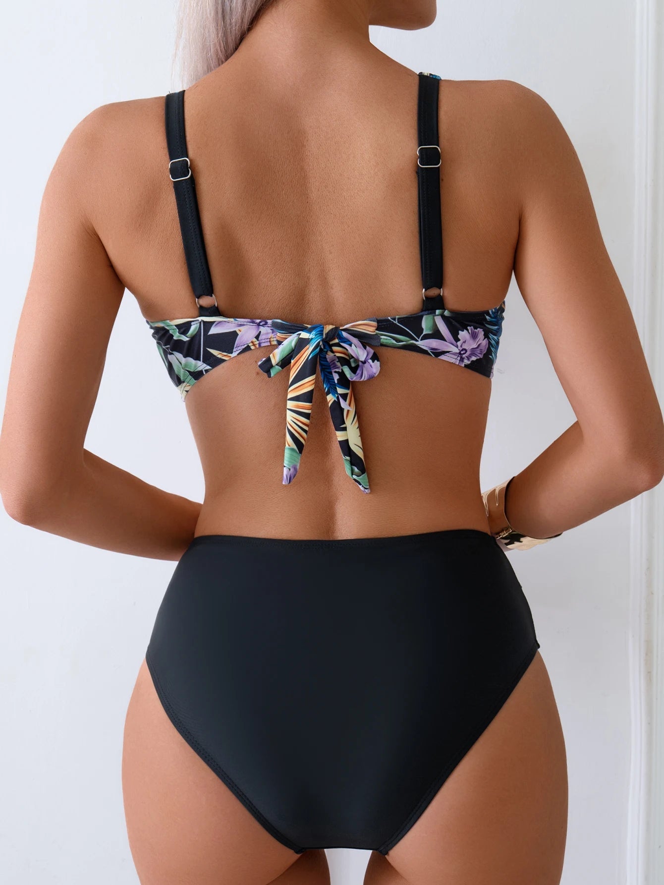 Strappy High Waist Bikinis 2026 Floral Swimsuit Women Sexy Printed Swimwear Female Bathers Bathing Swimming Swim Suit Beachwear - Nouti.market