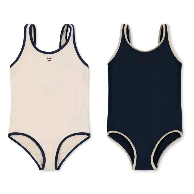 Summer New Danish Girls Swimwear Baby Swimwears Cherry Pattern Split Swimsuit Bikinis Maillot De Bain Enfant Fille Mayo - Nouti.market