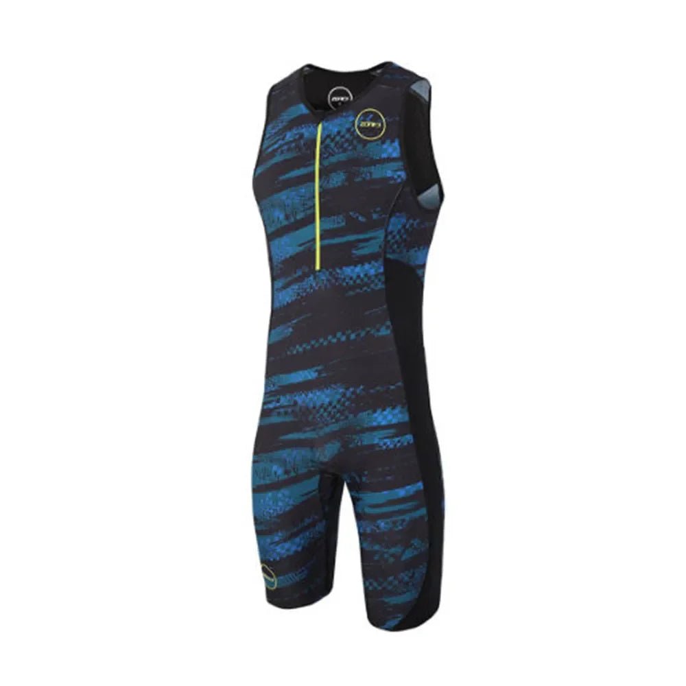 Triathlon Zone3 Men's Cycling Racing Sleeveless Swimsuit Professional Road Bike Roller Skating Suit Cycling Trisuit Bodysuit - Nouti.market