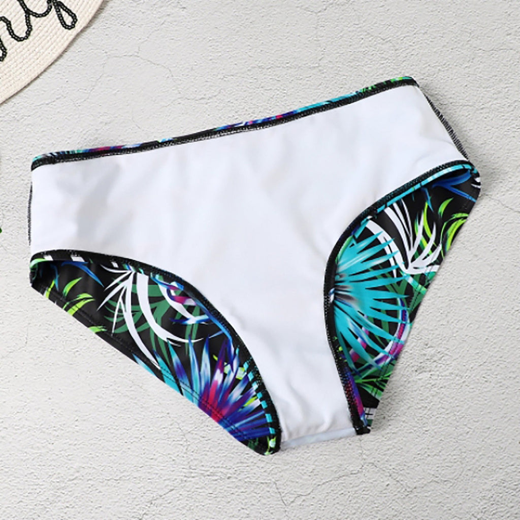 Women'S Print Sexy Swimsuit Bikini High Waisted Beachwear Ladies Two - Piece Summer Swimwears Holiday Split Swimwear купальник - Nouti.market