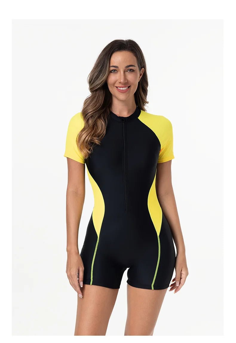 Women's Speed Suit Swimsuit 2025 New Style Thermal Bath Slimming plus Size Pure Desire Swimming Pool Competition Special - Nouti.market