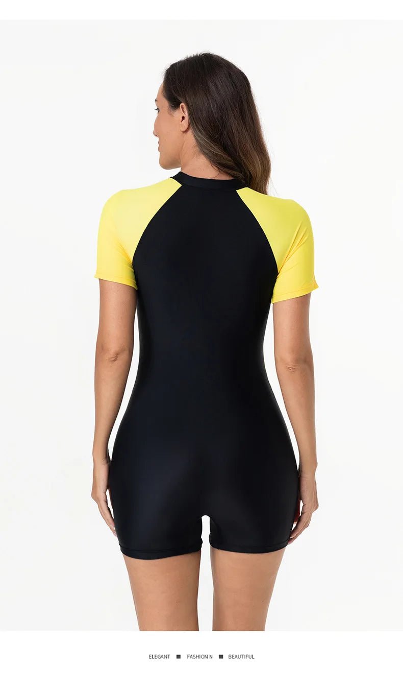 Women's Speed Suit Swimsuit 2025 New Style Thermal Bath Slimming plus Size Pure Desire Swimming Pool Competition Special - Nouti.market