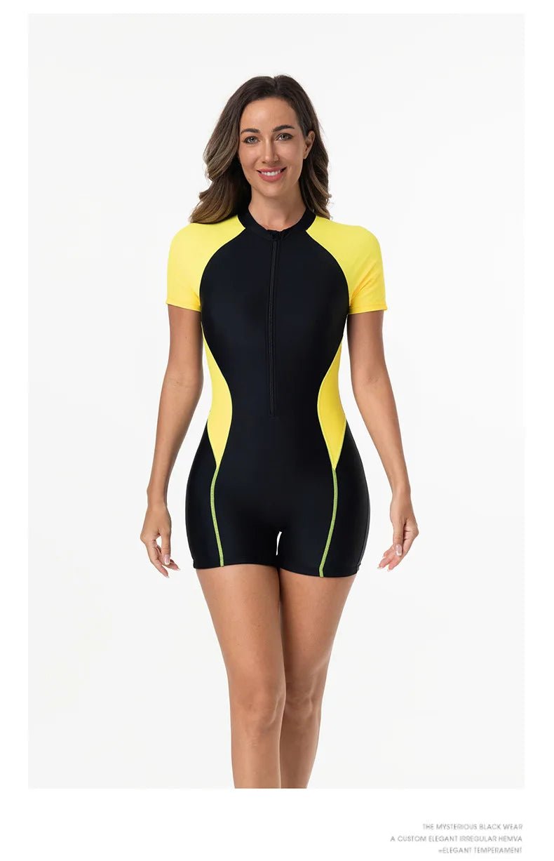 Women's Speed Suit Swimsuit 2025 New Style Thermal Bath Slimming plus Size Pure Desire Swimming Pool Competition Special - Nouti.market